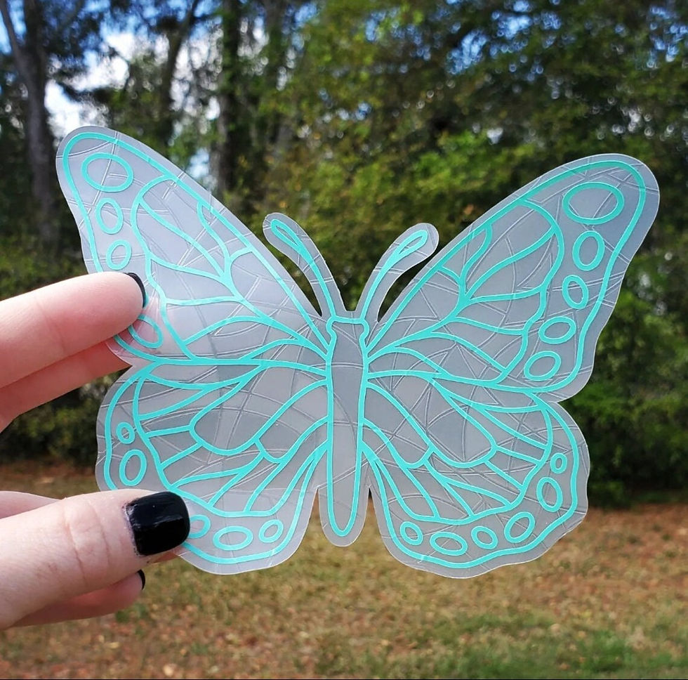 Butterfly Window Cling Suncatcher