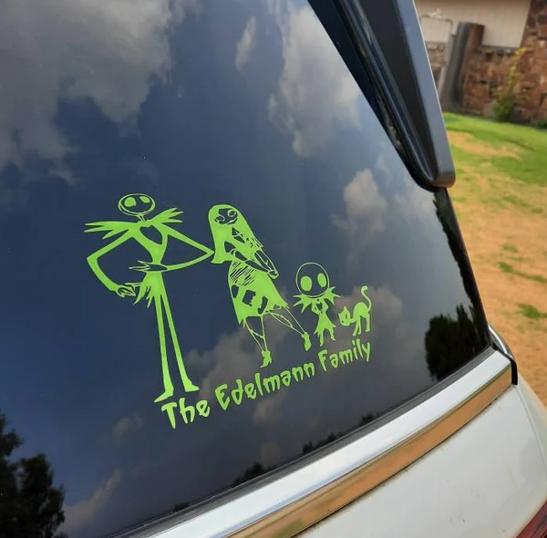 Thumbnail: My Nightmare Family Decal | Nightmare Before Christmas Family Decal | Custom Fam