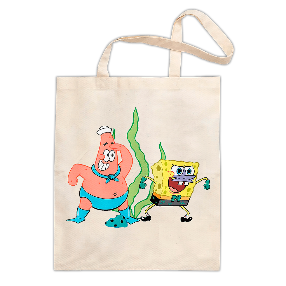 Totebag Bob y Patricio