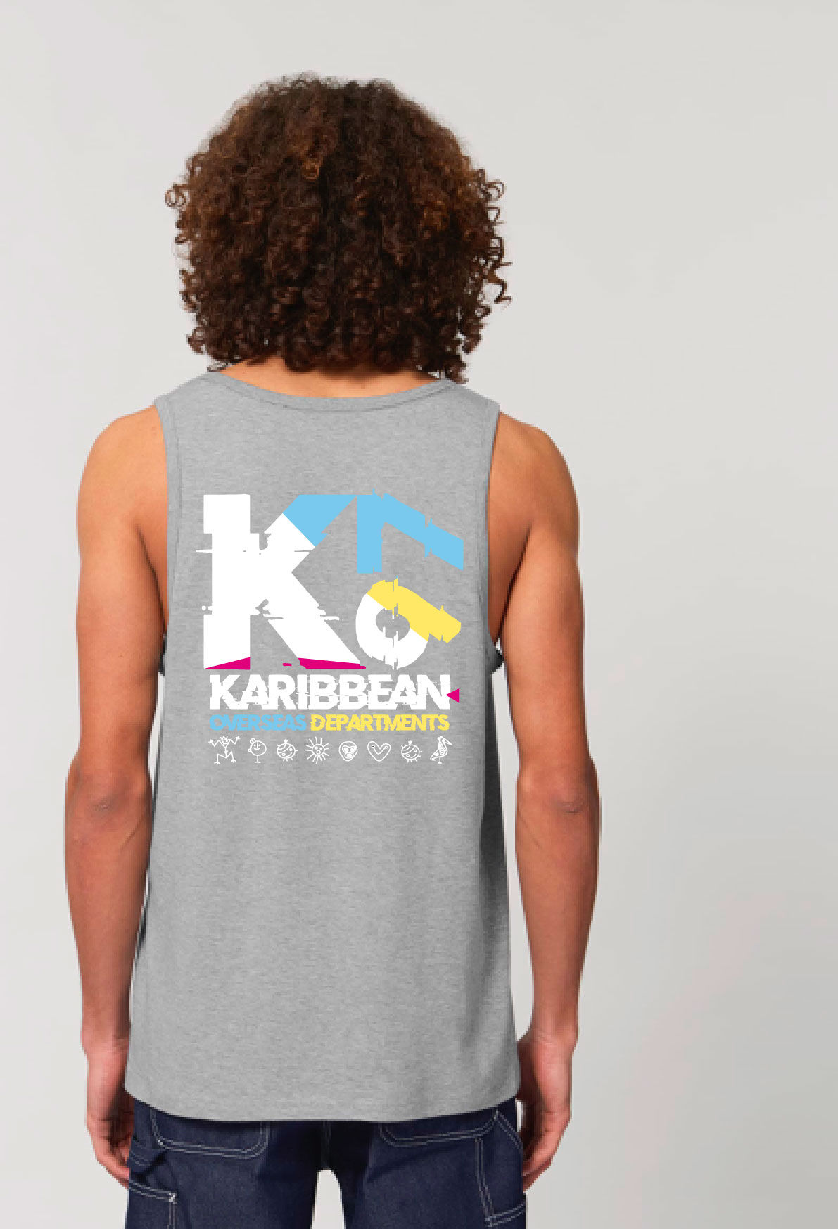 DEBARDEUR Gris chiné