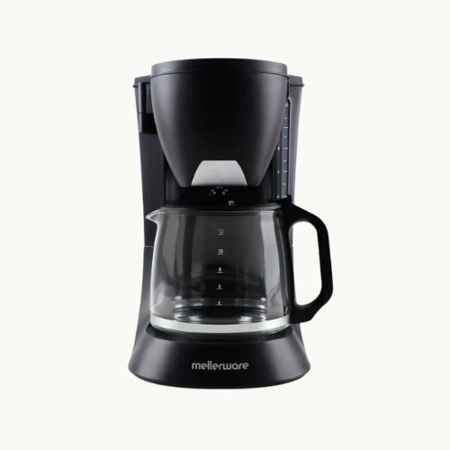 Mellerware coffee maker plastic 12 cup 680w blk