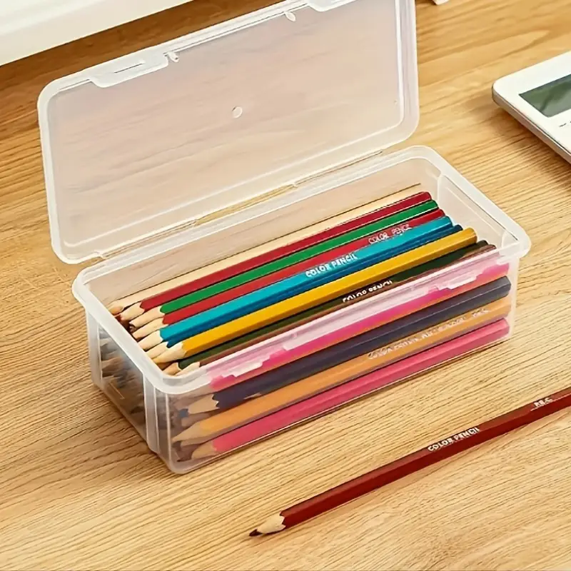 ClearNest Stackable Storage Box Set 4Pcs styled in a setting
