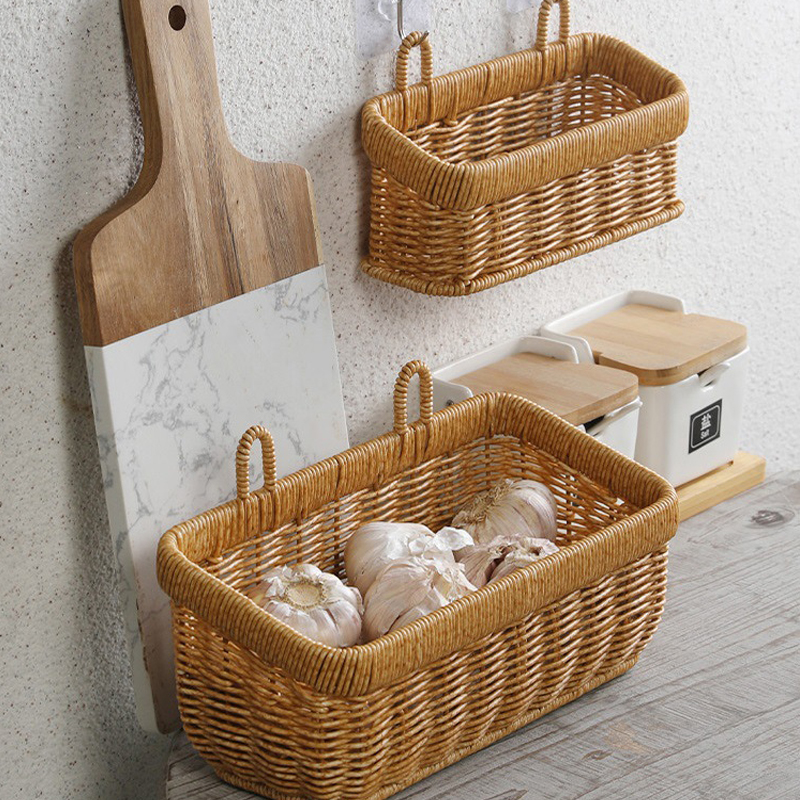 WallNest Woven Storage Basket styled in a setting