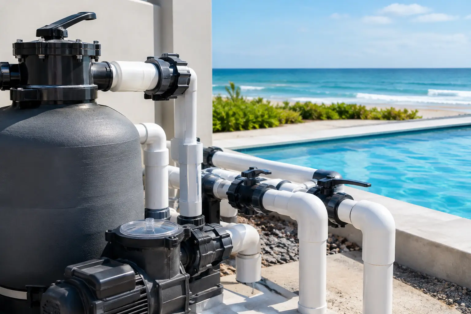 Pool Plumbing Reroute Example: What It Looks Like