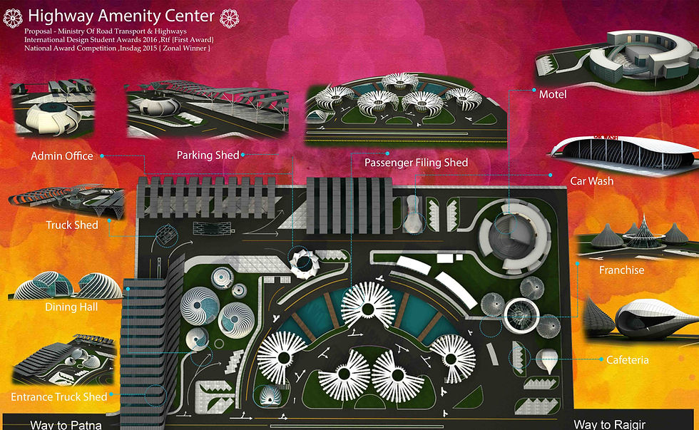 Highway Amenity Center | rtf architecture & design | Snap India Consultancy Ltd