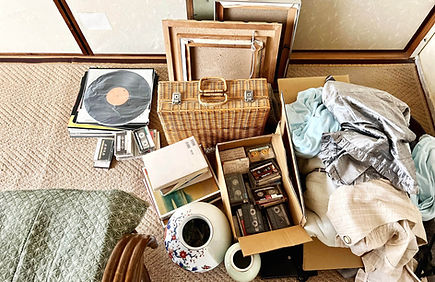 大掃除で出た不用品