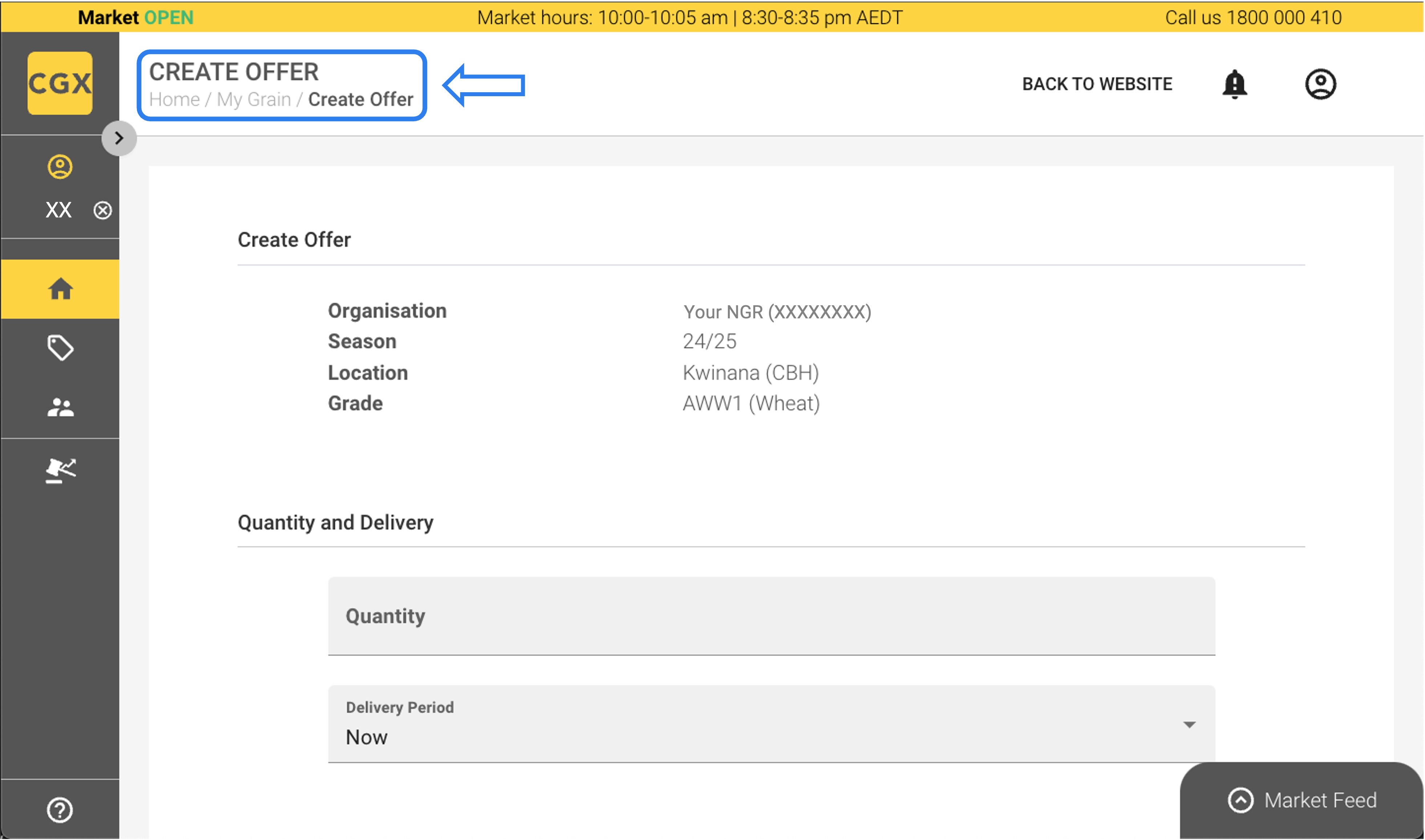 Growers have a say in the price of grain