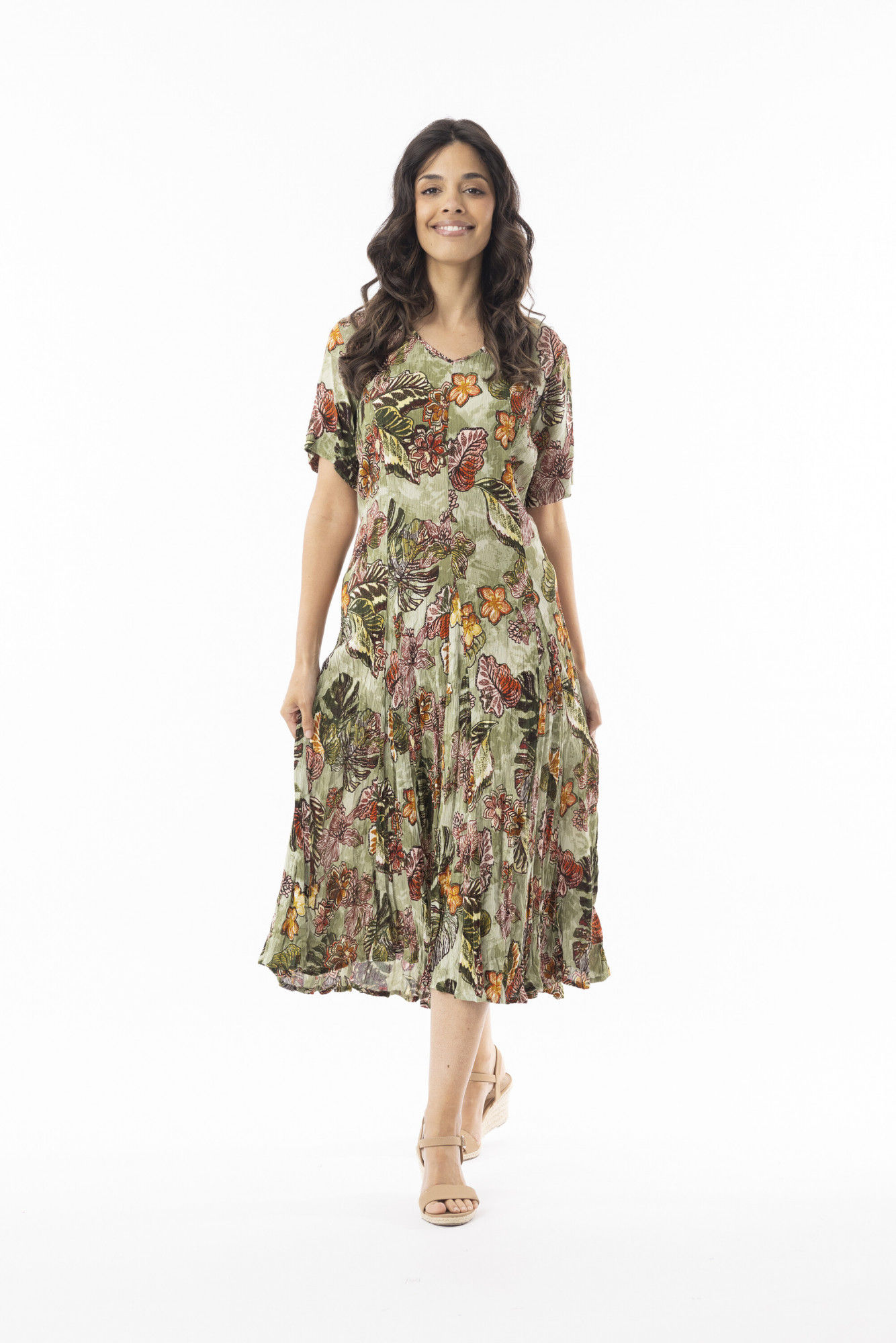 Orientique Lima Godet Dress