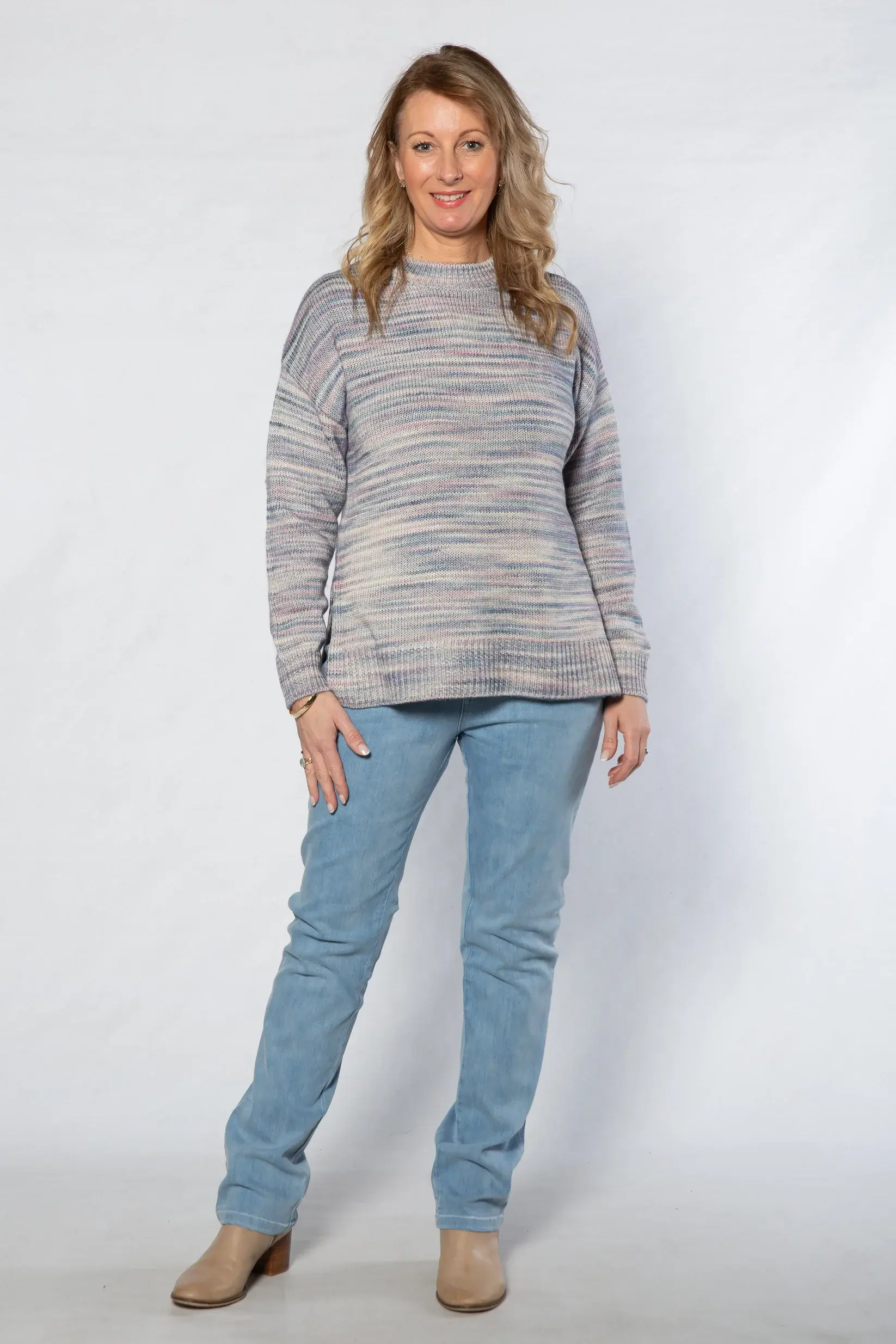 Equinox Drop Shoulder Knit Sweater