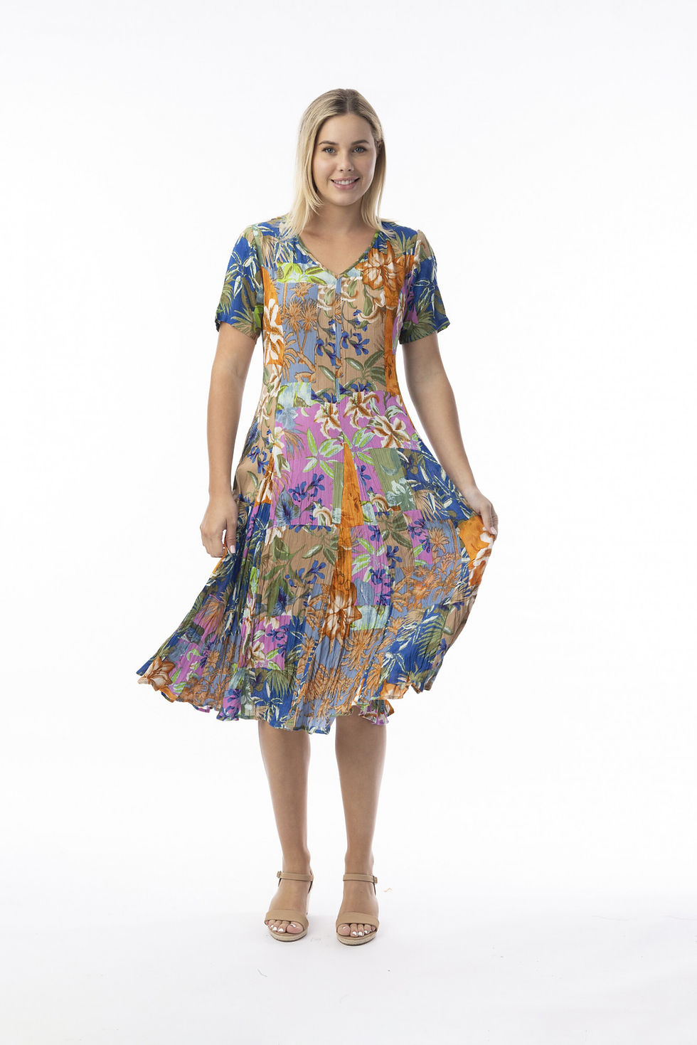 Orientique Miramar Godet Dress