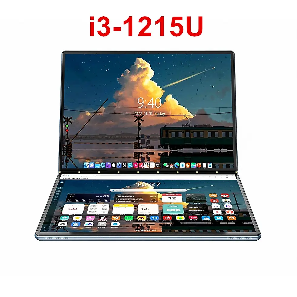 Thumbnail: Topton 2 Screen Laptop Intel I3 1215U N100 Dual 10.95inch IPS Touch Screen