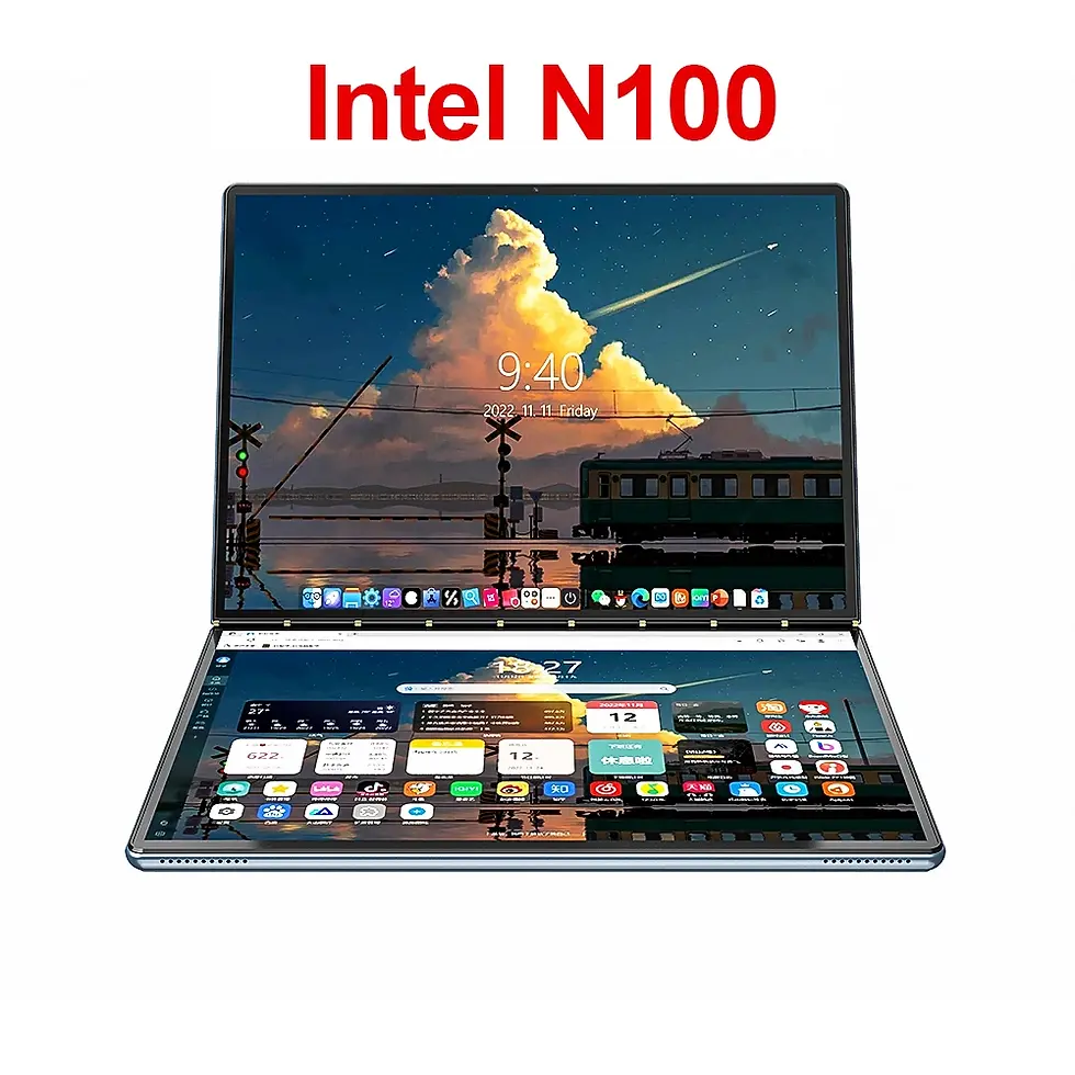 Thumbnail: Topton 2 Screen Laptop Intel I3 1215U N100 Dual 10.95inch IPS Touch Screen