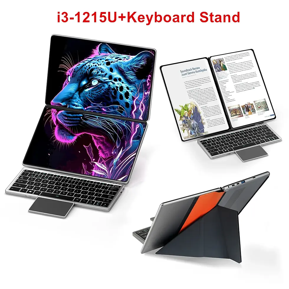 Thumbnail: Topton 2 Screen Laptop Intel I3 1215U N100 Dual 10.95inch IPS Touch Screen