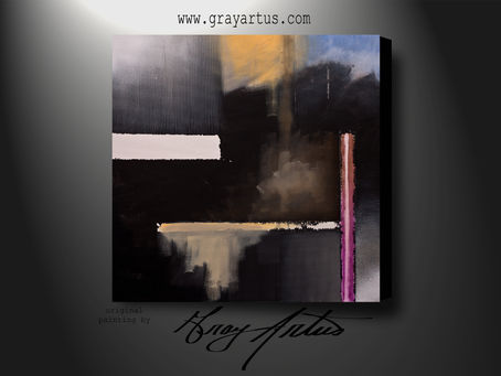 JANUARY | Modern Abstract Acrylic Painting