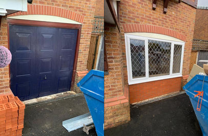 A garage in Rochdale, Manchester has been transformed into a spacious and comfortable additional bedroom by Garage Conversion Gurus. The room also includes a convenient pantry area, making it a functional and practical space for overnight guests or long-term living. The modern and stylish design adds value and functionality to the home.