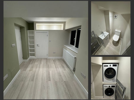 Garage Conversion with compact Bathroom in Wythenshawe