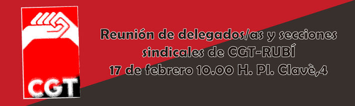 Reunión en CGT Rubí