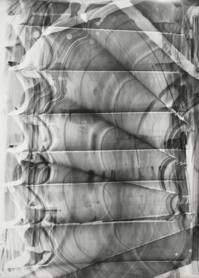 Blind Light 12, unique photogram,40 x 30cm