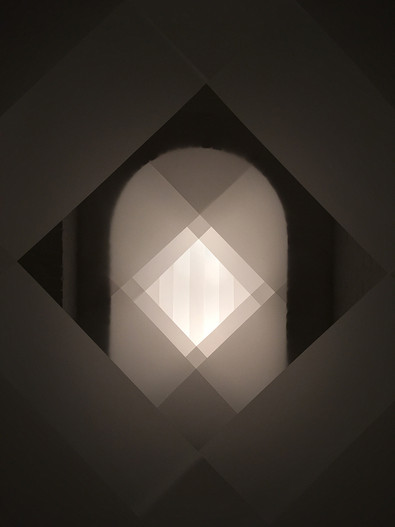 The Shape of Light, installation with Jessica Rayner, 2018