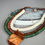 Miniatura: Colar tucum três voltas.