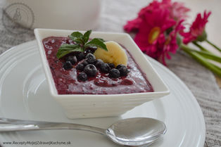 Banánovo-čučoriedkové osvieženie