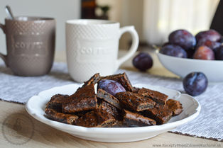 Slivkový snack so škoricou