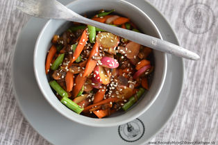 Chrumkavá zeleninová panvička