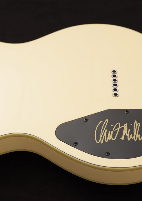 Ibanez CMM1-IV Chris Miller Signature Ivory 2013 Detailbild