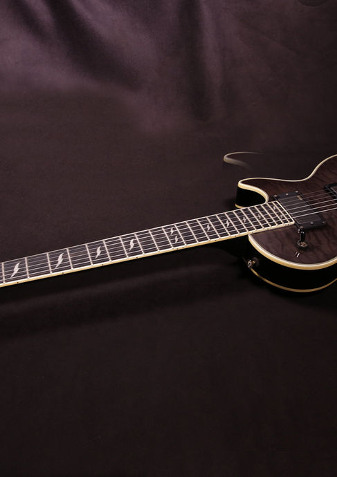 Epiphone Prophecy Les Paul Custom EX Black Transparent 2010 Detailbild