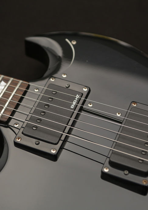 Epiphone SG G-400 mit EMG HZ Ebony 2005 Detailbold