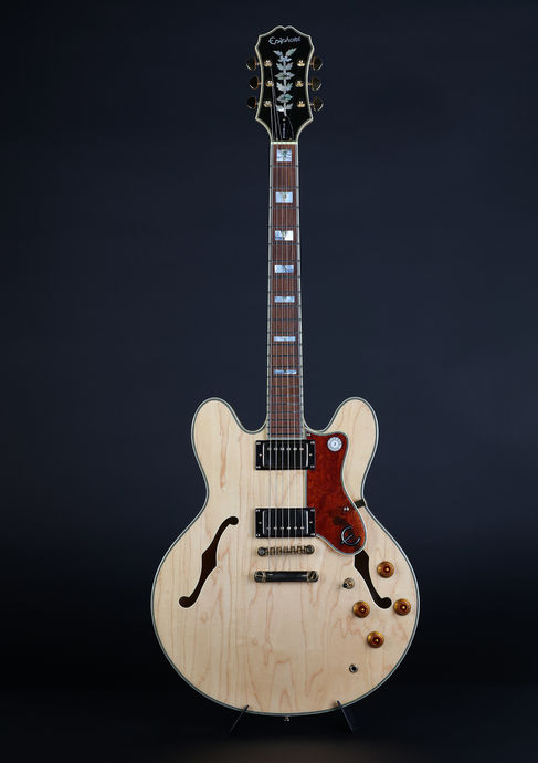 Epiphone Sheraton II Natur 2003 Vorderansicht