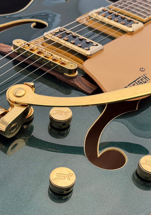 Gretsch G5422TG Electromatic Classic Hollow Body Double-Cut Bigsby Cadillac Green Detailbild