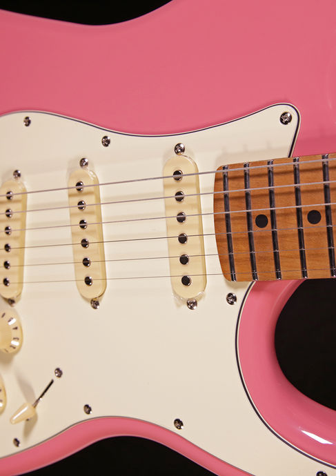 Jet Guitars JS-300 Burgundy Pink 2024 Detailbild