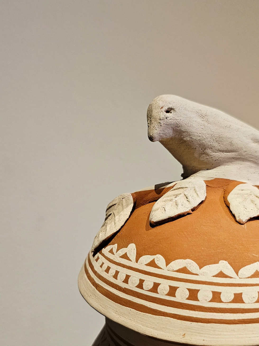 Miniatura: Tibor “Flor de Barro”