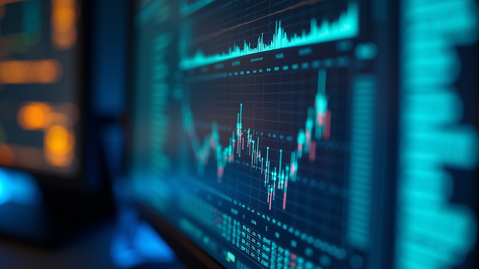Close-up view of a computer screen displaying genomic data analysis software