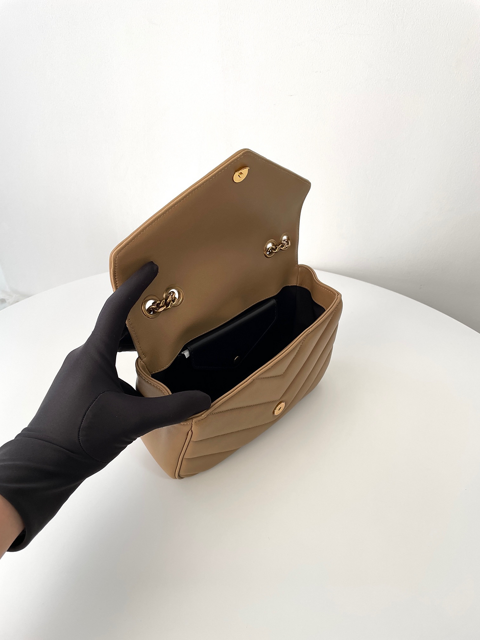 Thumbnail: ACSL Small Leather Lou (Tan)