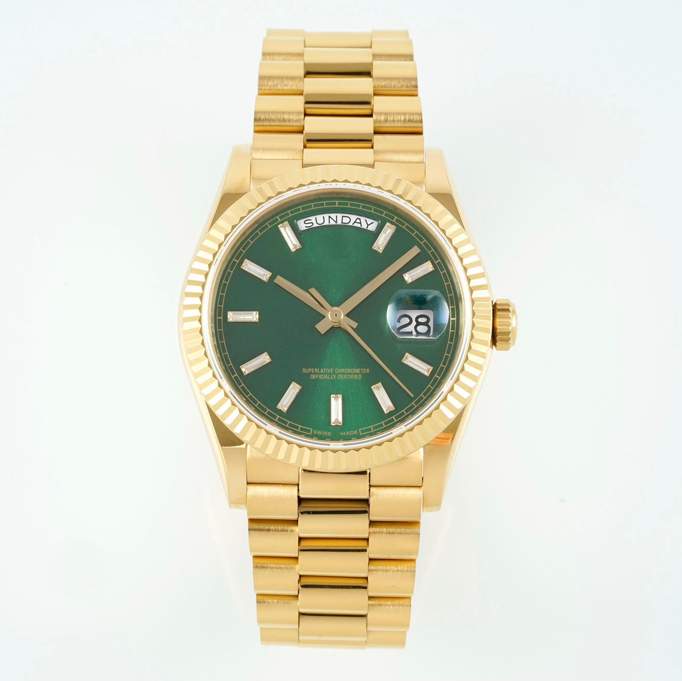 ACLEX Day Watch 36mm (Green/Gold)