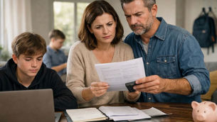 Illustration showing the Aetna ABA therapy approval process, including documentation review and insurance verification