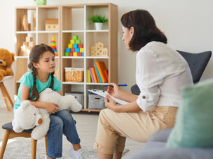 The BCBA is observing the kid during session.