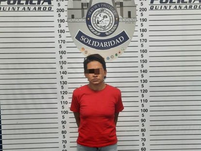 SSPTM asegura a mujer en posesión de narcóticos en Playa del Carmen