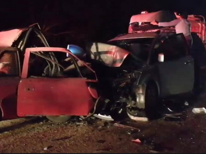 Se registra encontronazo de unidades al sur de Tulum: un muerto y cinco lesionados