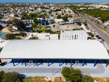 Estefanía Mercado dignifica a la policía de Playa del Carmen: “Hoy ya tienen el domo más grande que hemos construido en la ciudad”