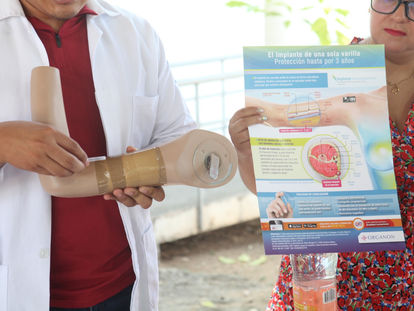 Realizan campaña a favor de la planificación familiar