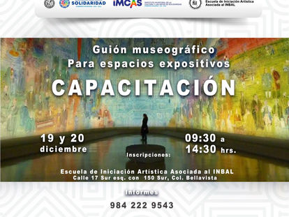 El IMCAS promueve taller "Guión museográfico para espacios expositivos"