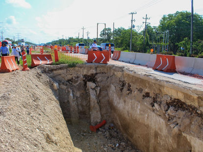 Inicia rehabilitación de carretera 307 Cancún-Tulum
