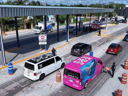 La Secretaría de Seguridad Ciudadana refuerza la seguridad con filtros simultáneos de acceso y salida en Playa del Carmen