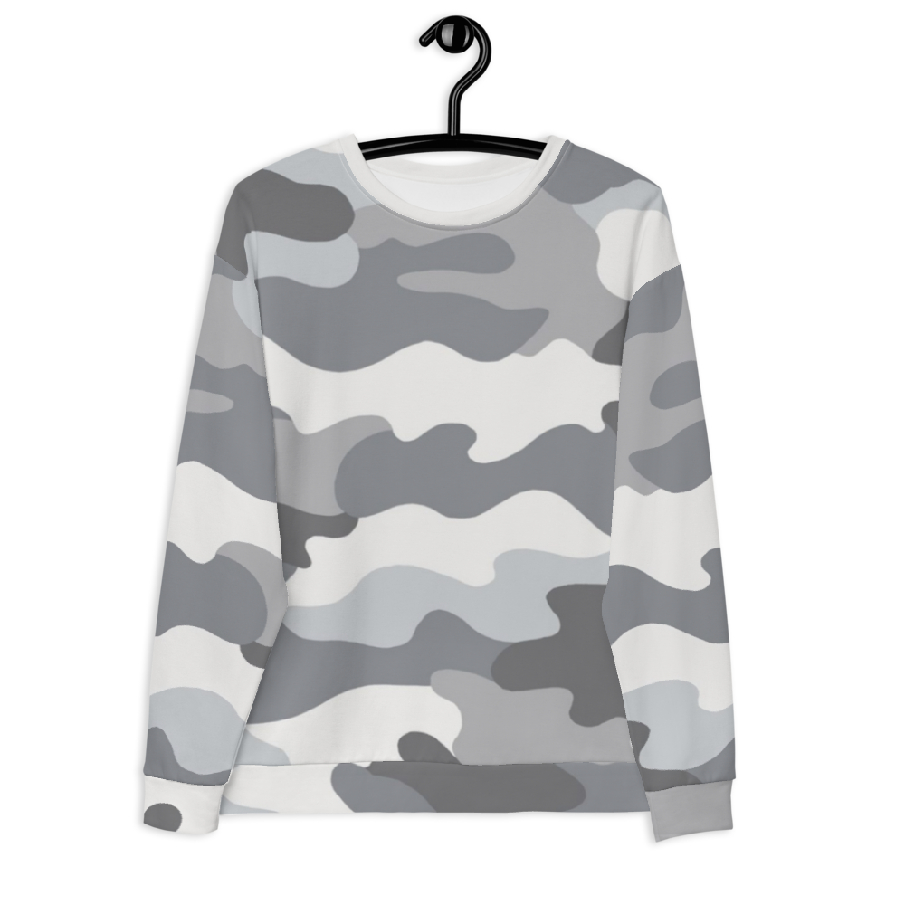 Grey Camo Unisex Sweatshirt