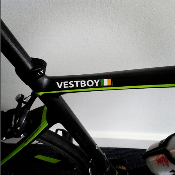 Name & Country Flag Stickers