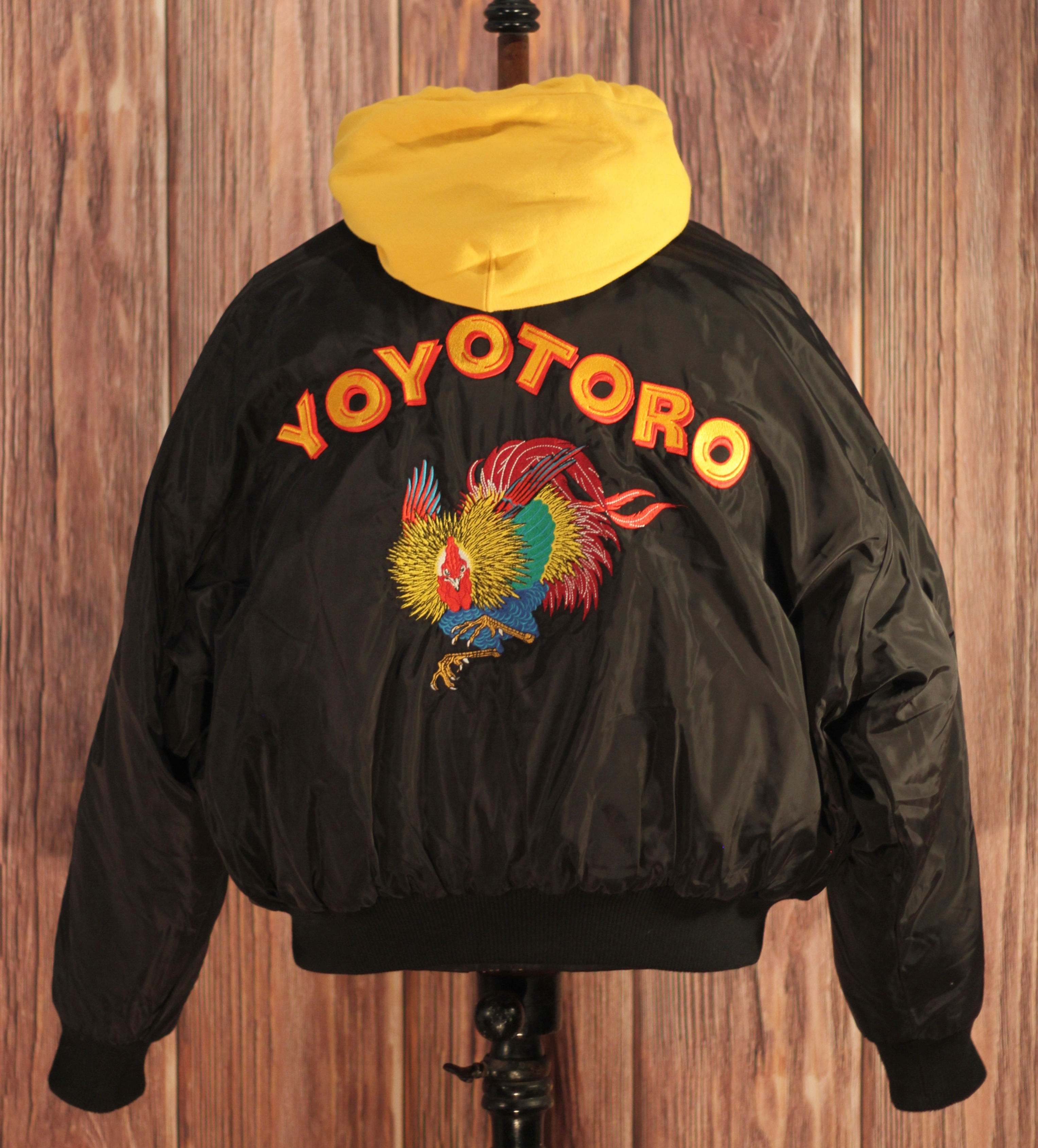Yoyo Rooster Nylon Zip-up Bomber