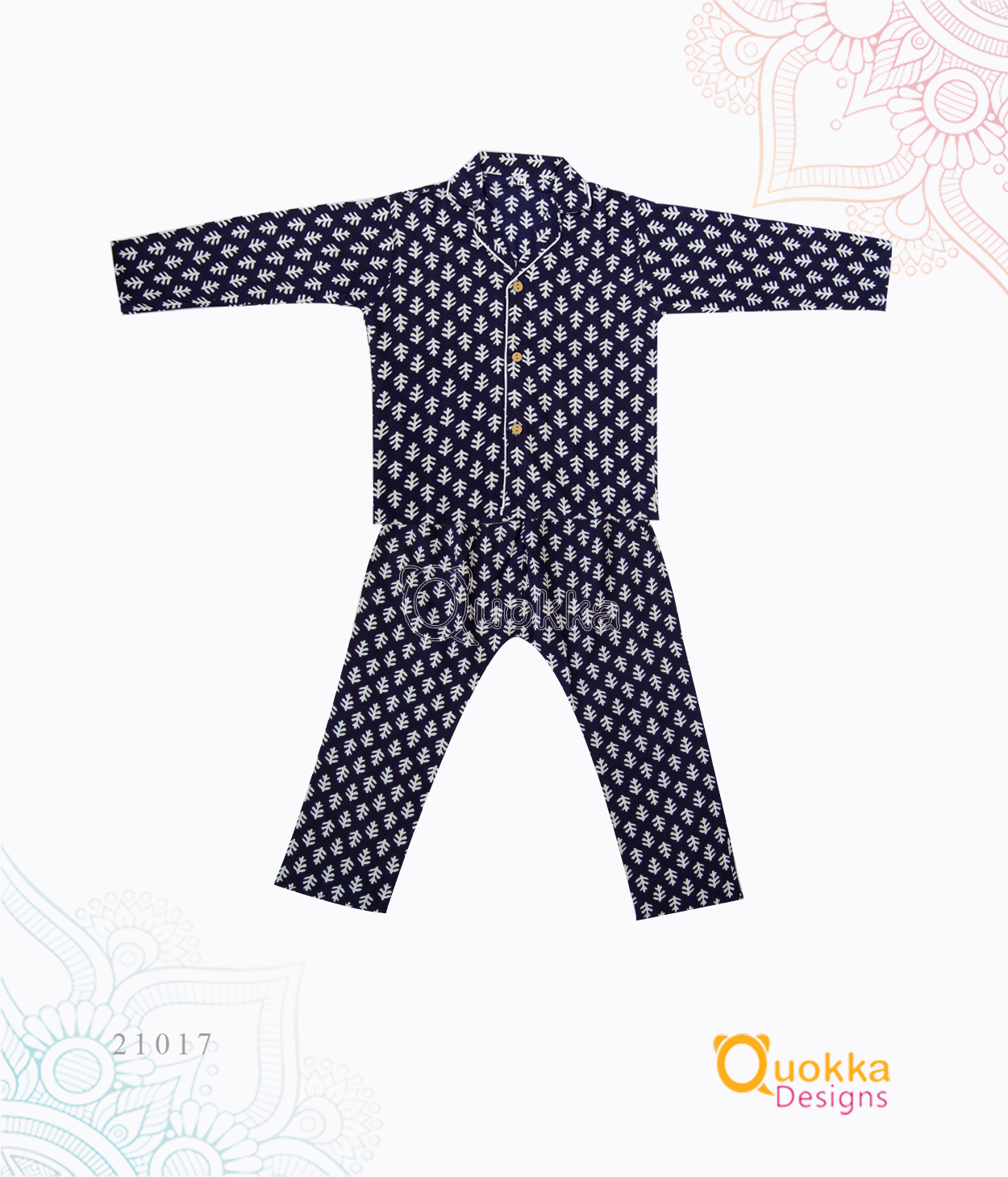 Night Suit - Dark Blue Unisex - 21017